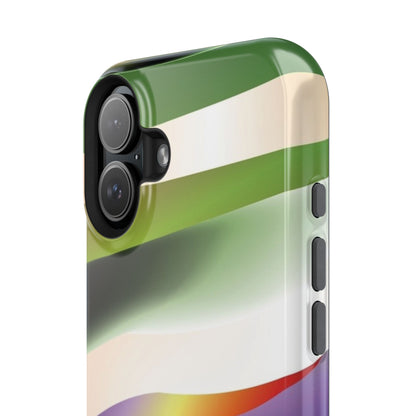 Green Waves Phone Case for Apple