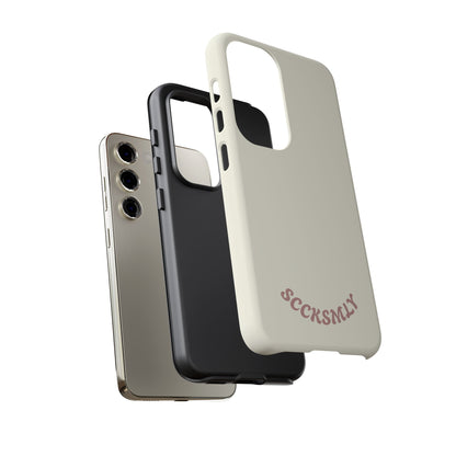 Sweet Oat Milk Tough Phone Case for Samsung