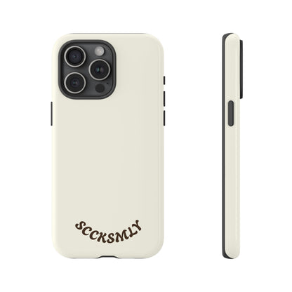Cream Milk Chocolate Tough Phone Case for Apple
