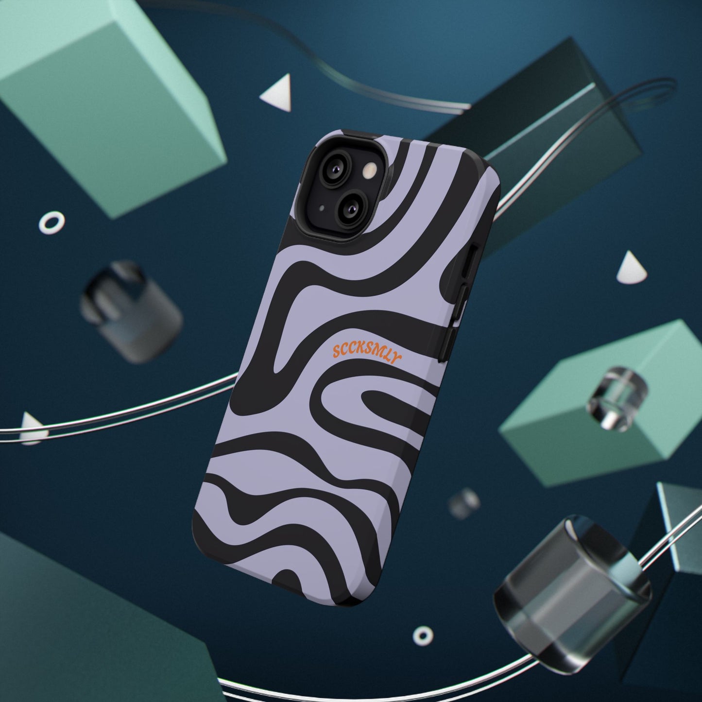 Purple Swirl Phone Case for Apple