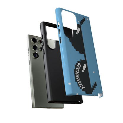 Pixel Glass Tough Phone Case for Samsung