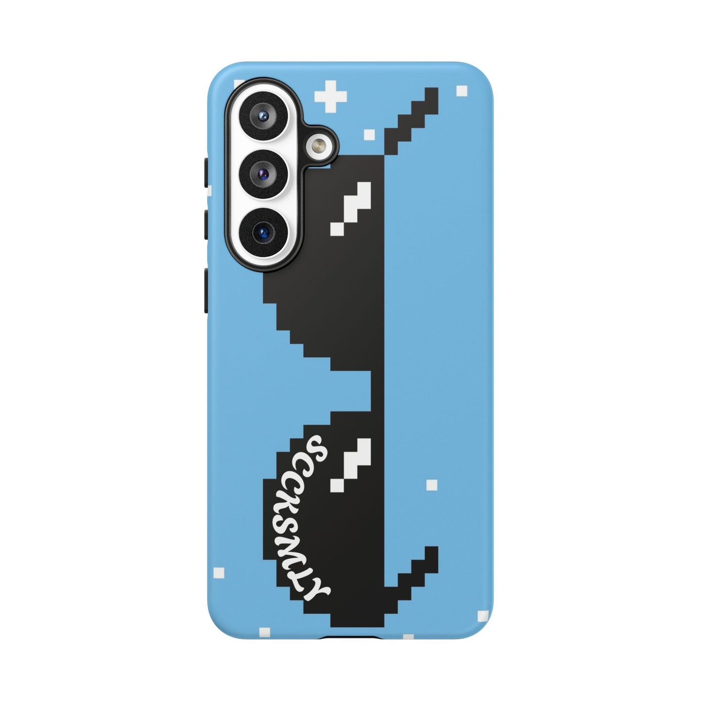 Pixel Glass Tough Phone Case for Samsung