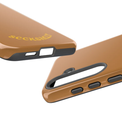 SOLID Spice Caramel Tough Case for Samsung