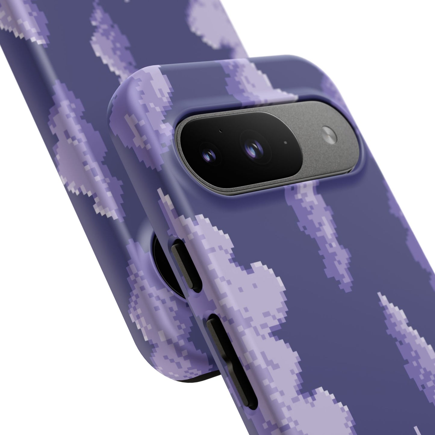 Lilac Pixel Cloud Tough Phone Case for Google Pixel