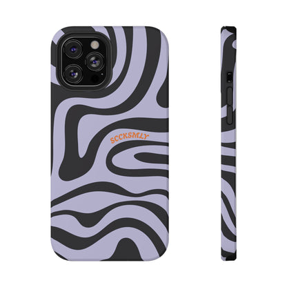 Purple Swirl Phone Case for Apple