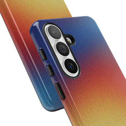 Faded Sunset Aura Tough Phone Case for Samsung
