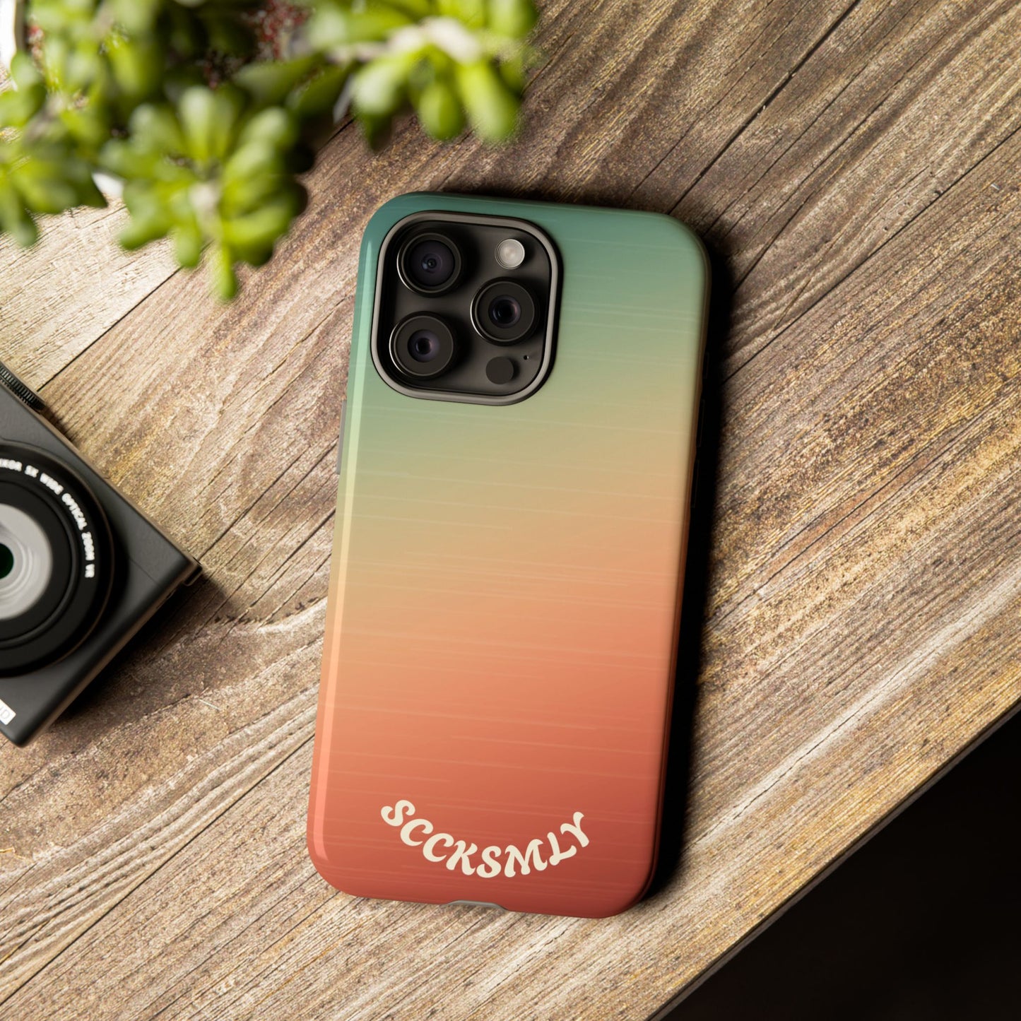 Warm Ombré Tough Phone Case for Apple