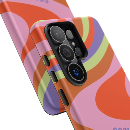Curvy Swirl Phone Case for Samsung