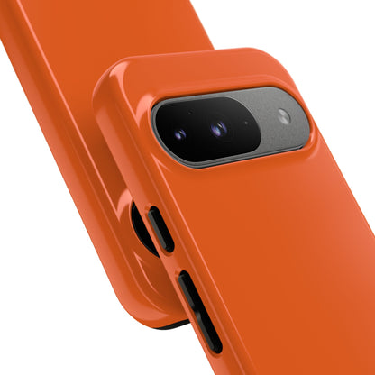 SOLID Tangerine Tough Case for Google Pixel