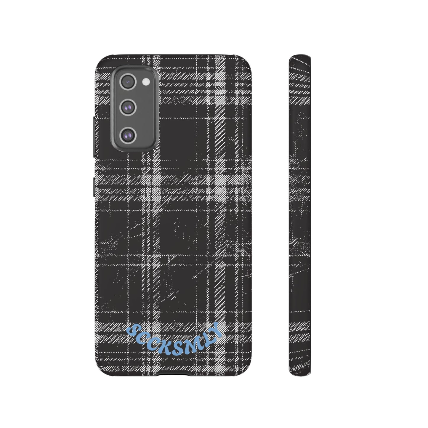 Smoky Grungy Plaid Phone Case for Samsung