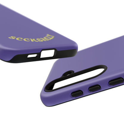 SOLID Dreamy Dusk Purple Tough Case for Samsung