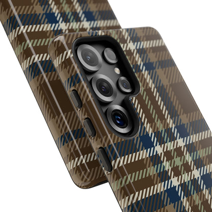 Earth and Sky Plaid Phone Case for Samsung