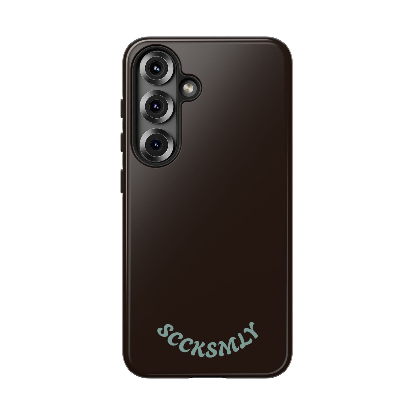 SOLID Espresso Mint Tough Phone Case for Samsung