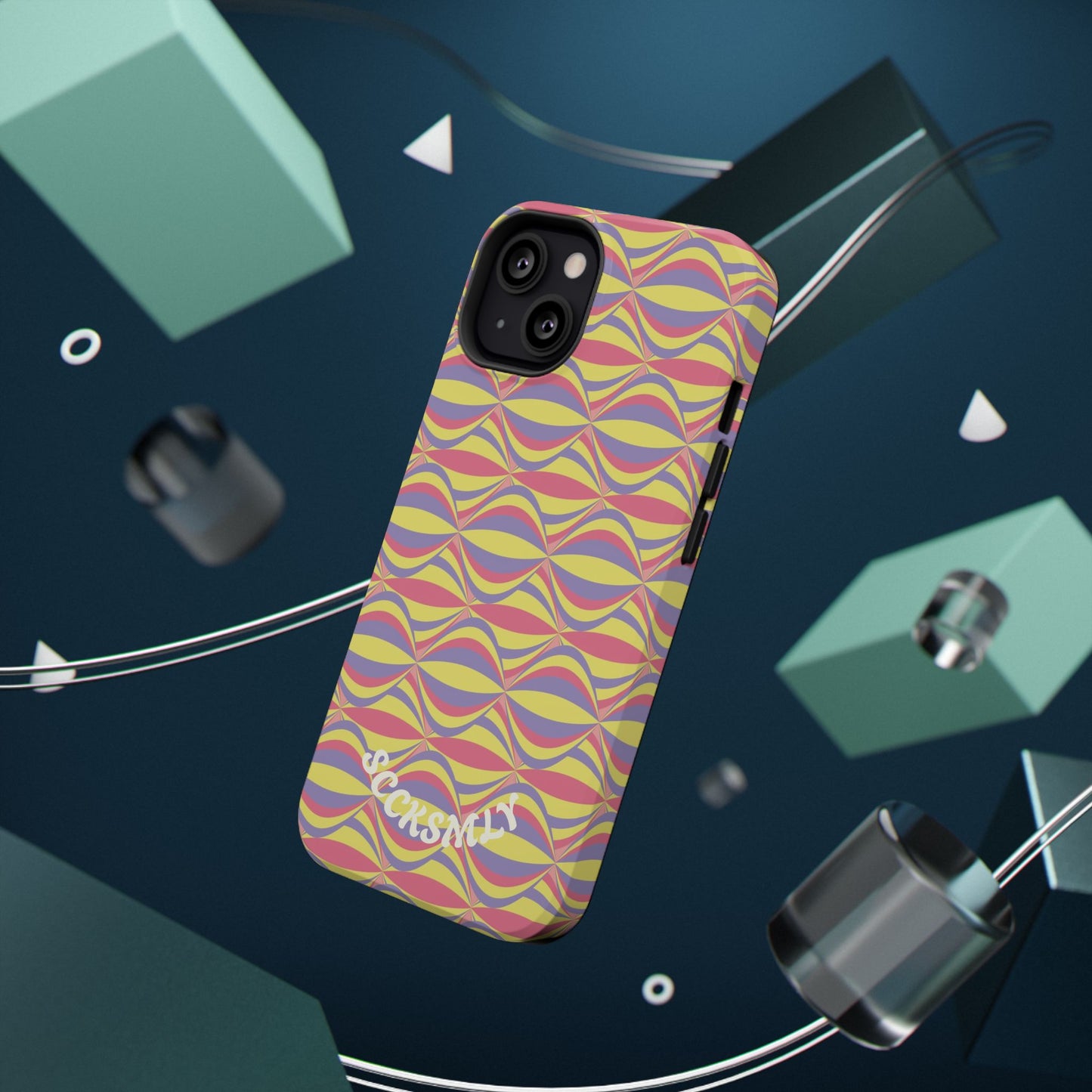 Electric Orbit Tough Phone Case for Apple