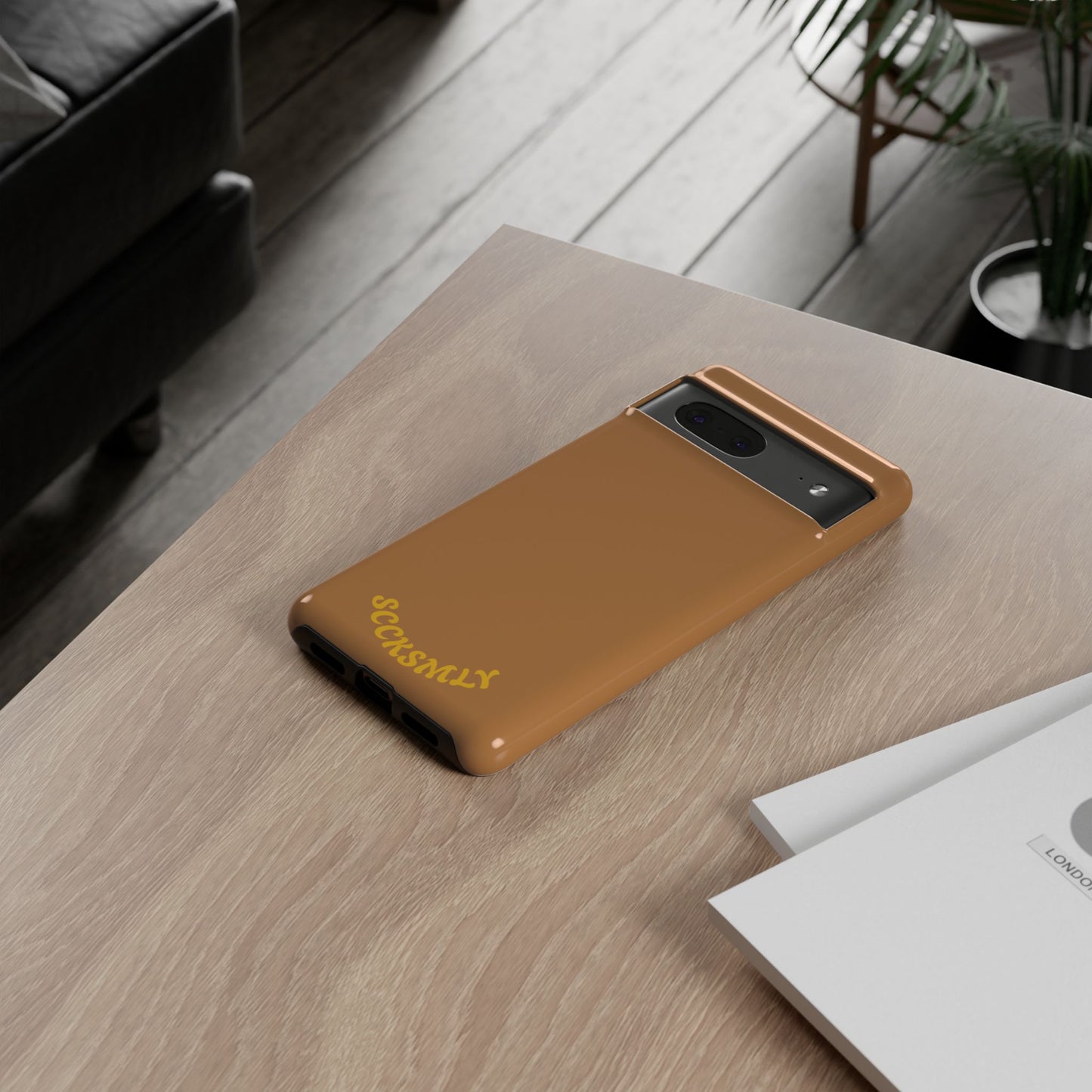 SOLID Spice Caramel Tough Case for Google Pixel