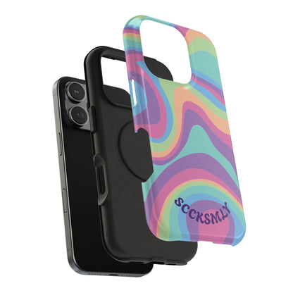 Pastel Swirl Phone Case for Apple