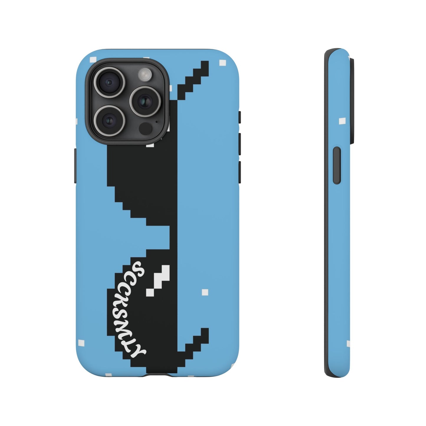 Pixel Glass Tough Phone Case for Apple