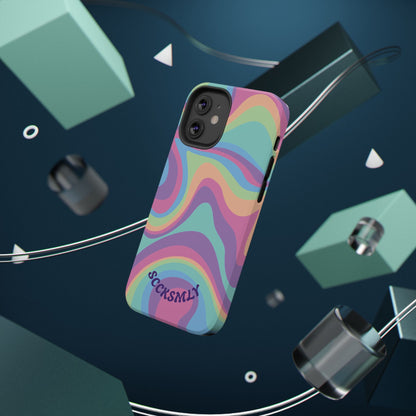 Pastel Swirl Phone Case for Apple