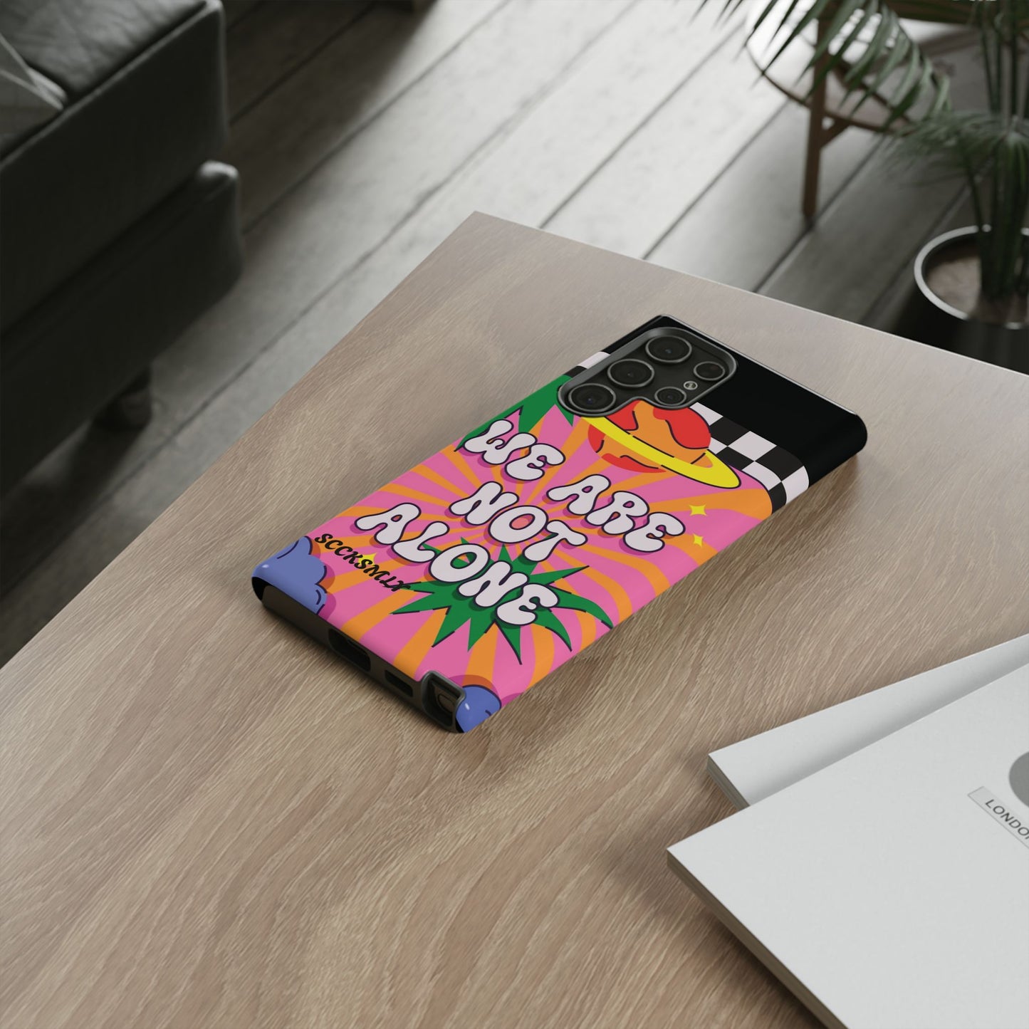 WE ARE NOT ALONE Tough Phone Case for Samsung