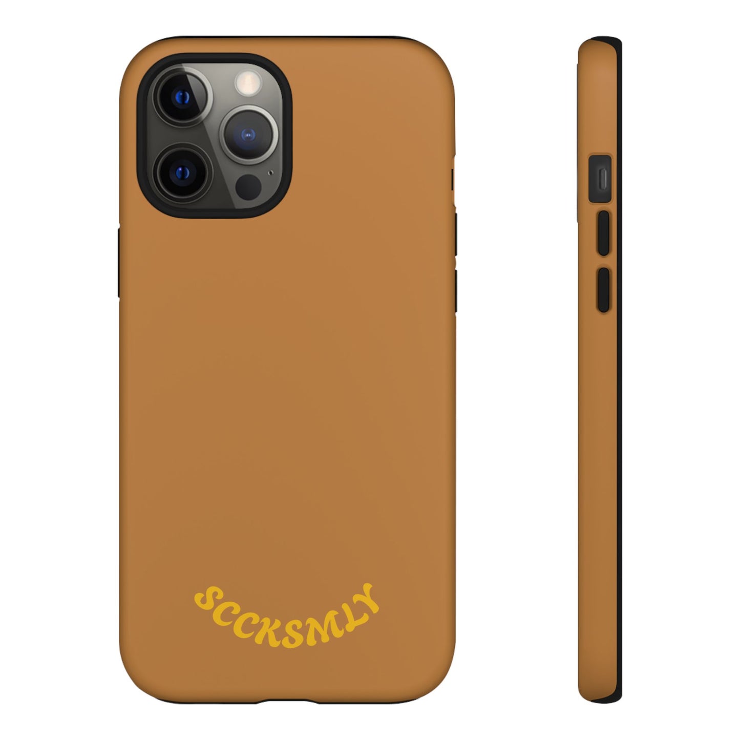SOLID Spiced Caramel Tough Case for Apple