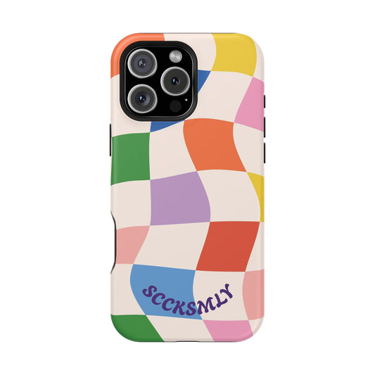 Checker Flicker Phone Case "IOS or Apple"
