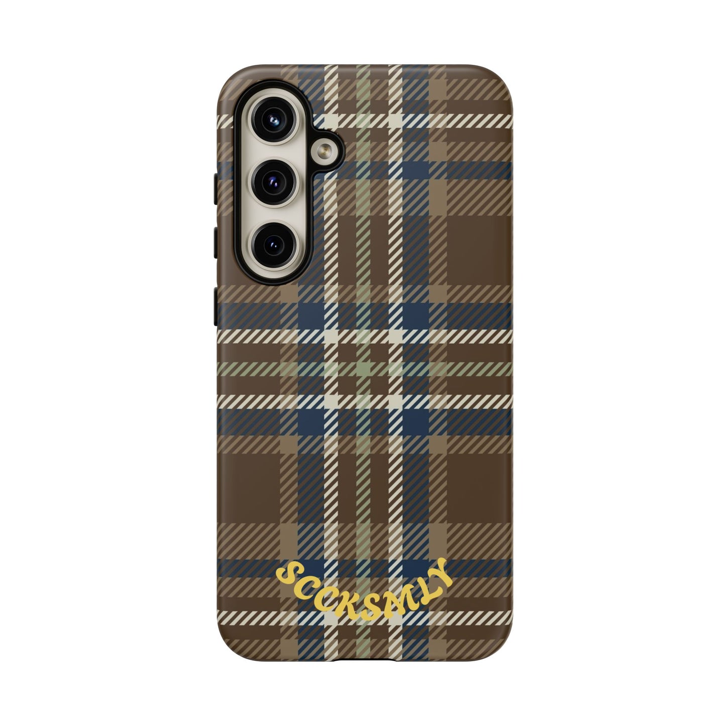 Earth and Sky Plaid Phone Case for Samsung
