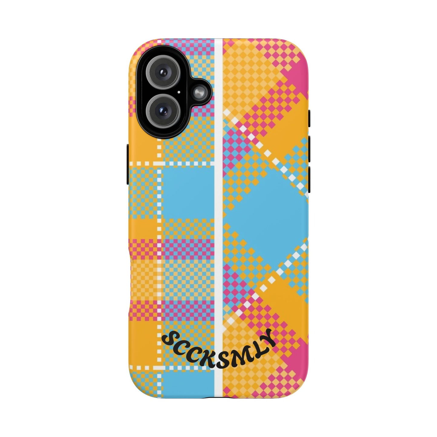 Pattern Punch Phone Case for Apple