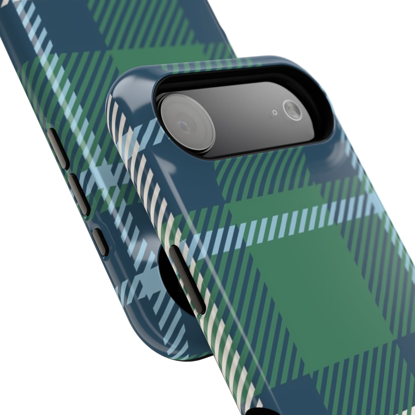 Earth and Sky Plaid Phone Case for Apple