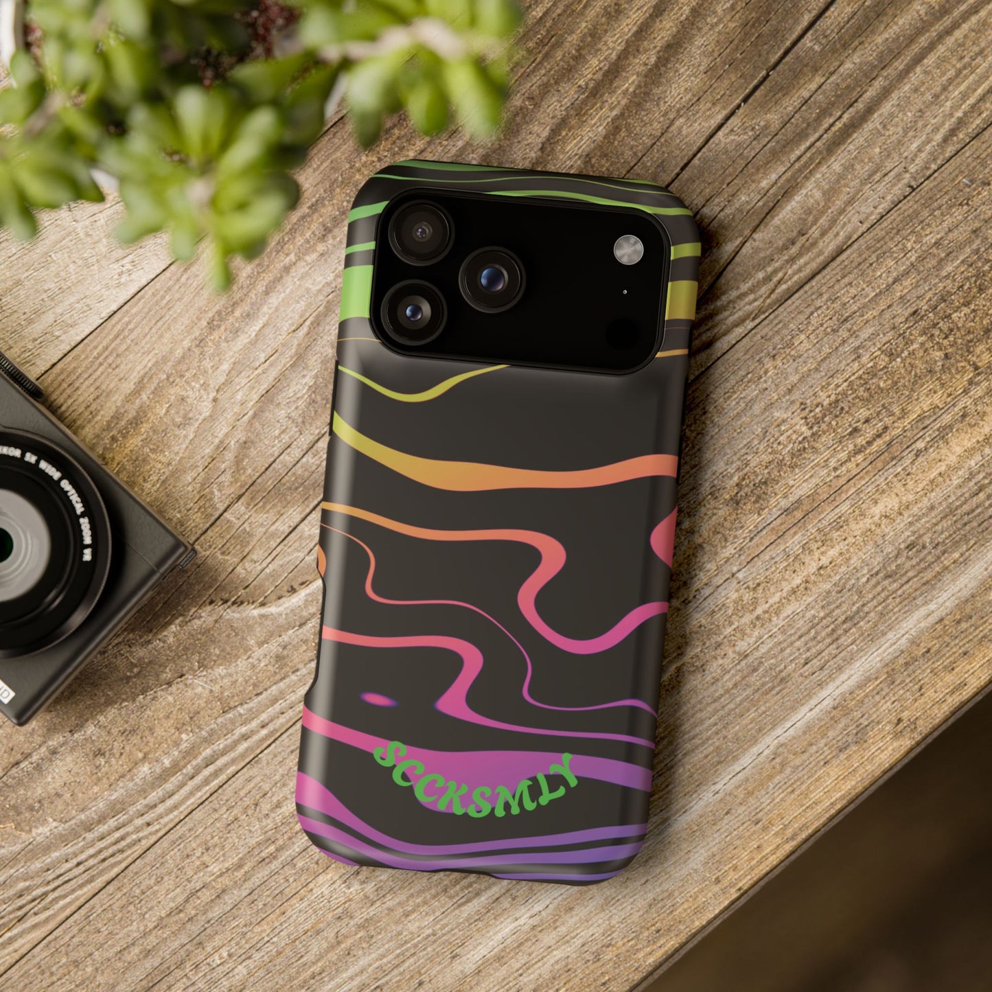 Dark Rainbow Phone Case for Apple
