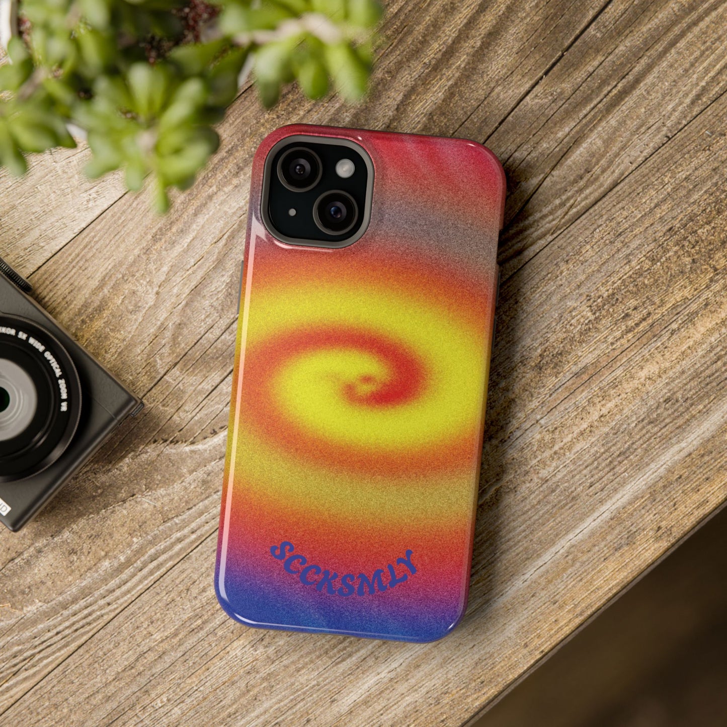 Toxic Spiral Tough Phone Case for Apple