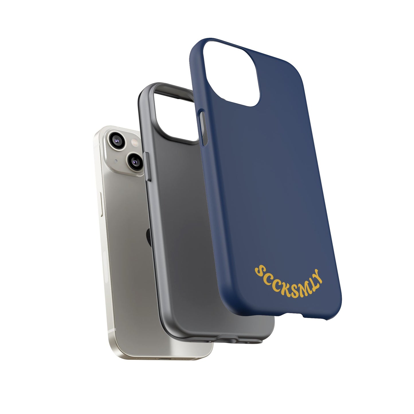 SOLID Cobalt Haze Tough Case for Apple