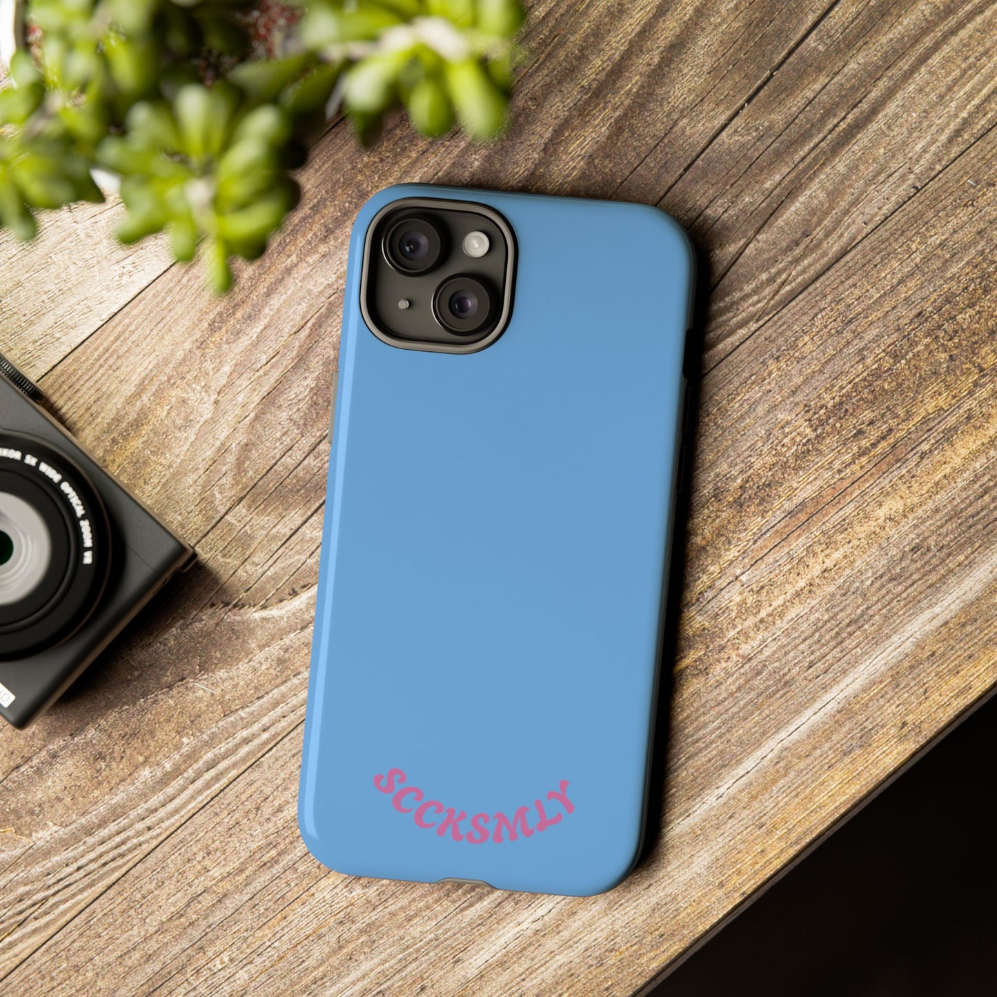 SOLID Blue Candie Tough Case for Apple