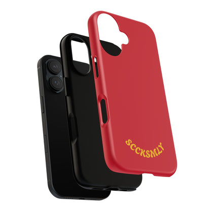 SOLID Calm Cherry Tough Case for Apple