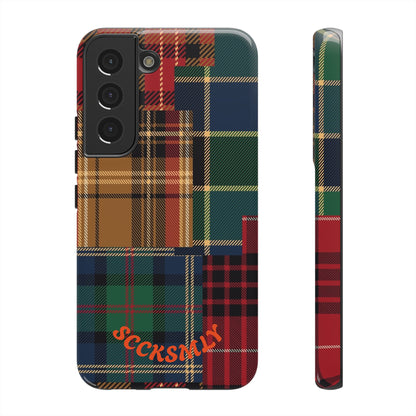 Heritage Hues Patchwork Tough Phone Case for Samsung
