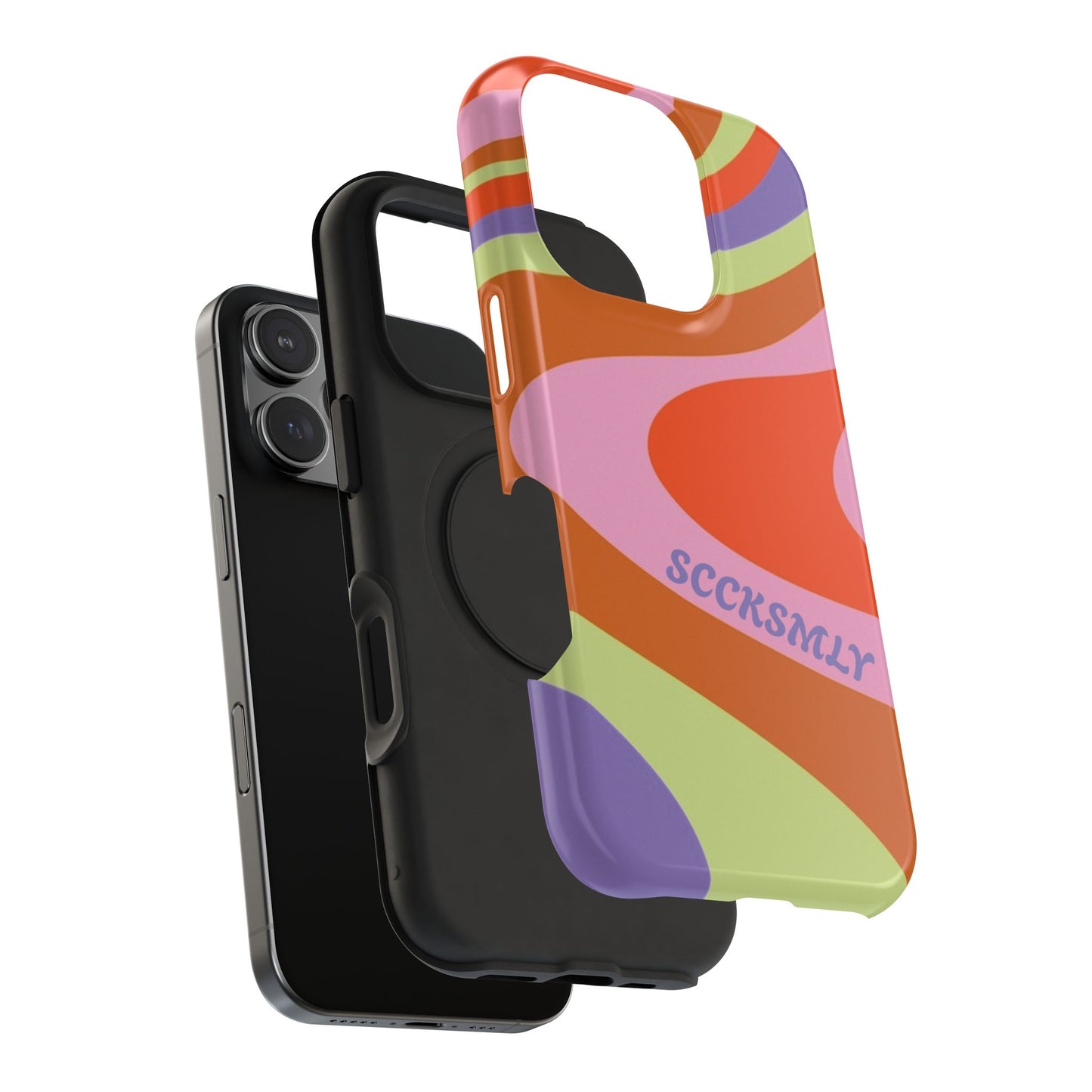 Curvy Swirl Phone Case for Apple