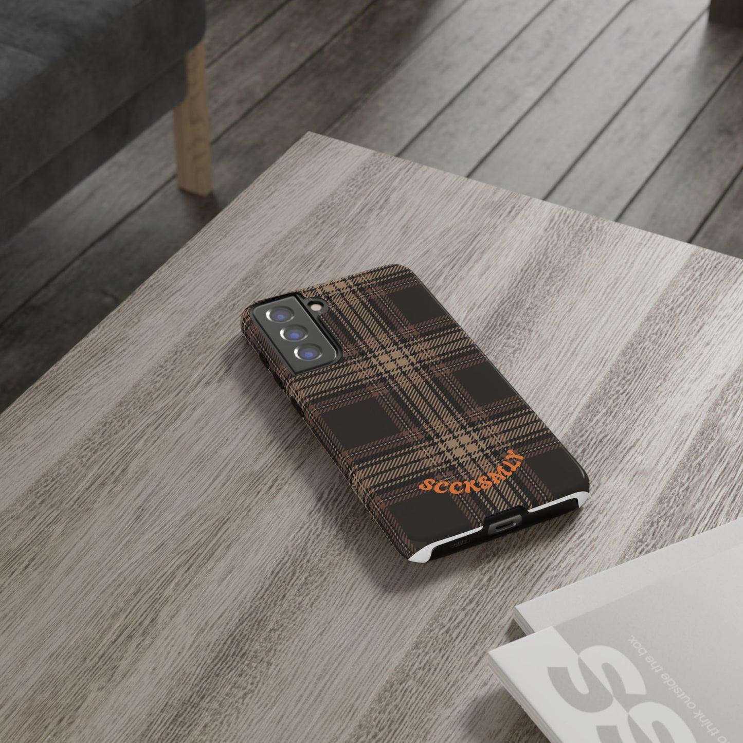 Brown Bread Plaid Tough Phone Case Samsung