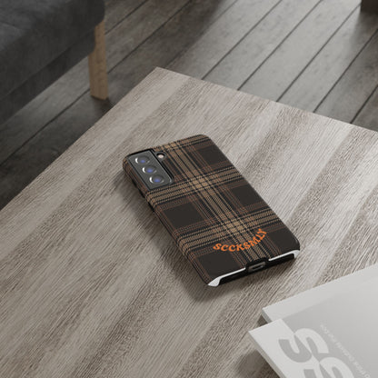 Brown Bread Plaid Tough Phone Case Samsung