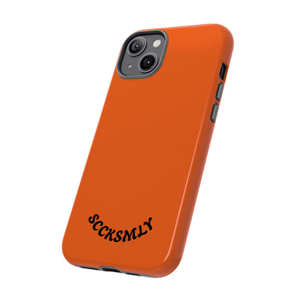 SOLID Tangerine Tough Case for Apple