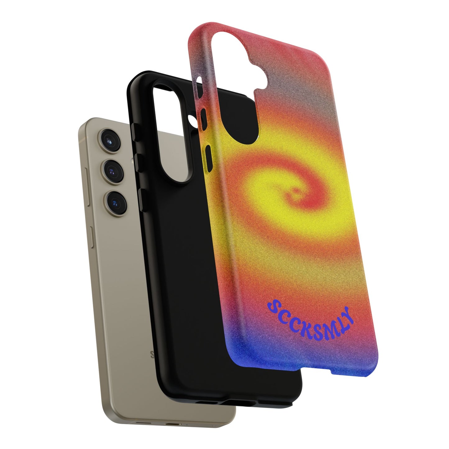 Toxic Spiral Tough Phone Case for Samsung