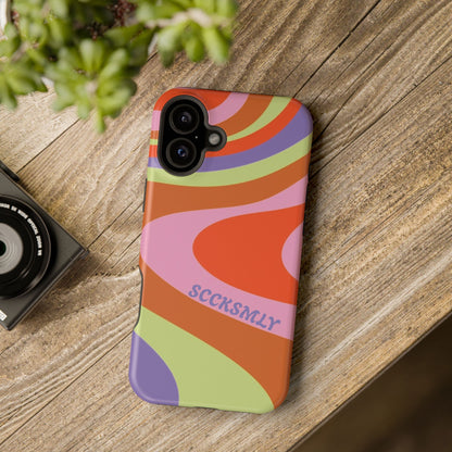 Curvy Swirl Phone Case for Apple