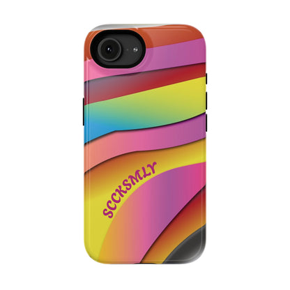 Modern Retro Rainbow Phone Case for Apple