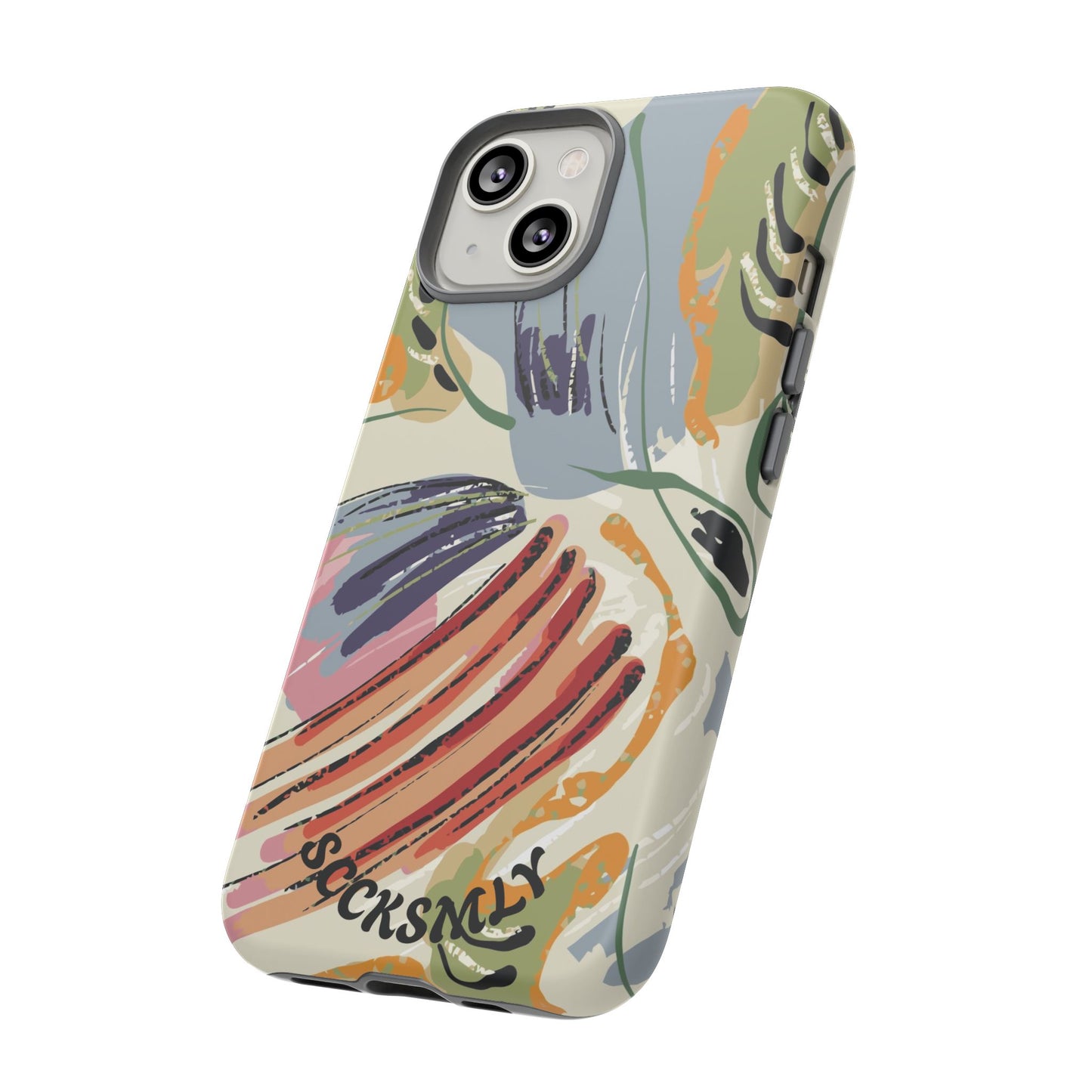 Botanical Strokes Palette Tough Phone Case for Apple