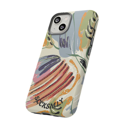 Botanical Strokes Palette Tough Phone Case for Apple