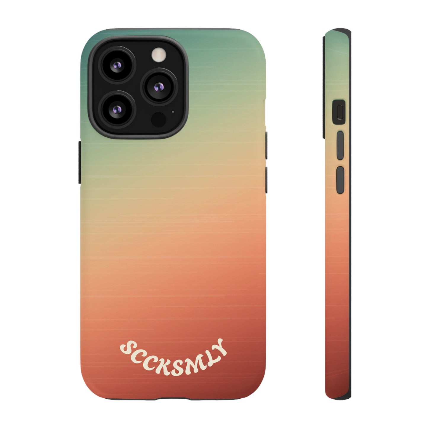 Warm Ombré Tough Phone Case for Apple