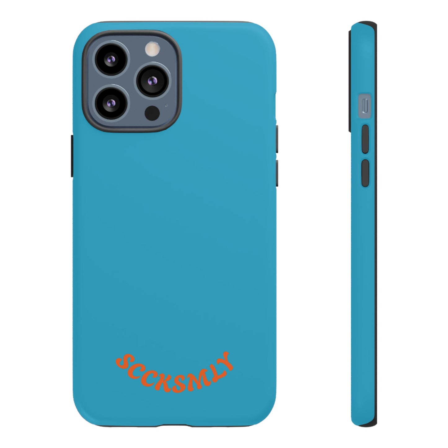 SOLID Blue Spook Tough Case for Apple
