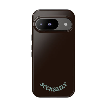 SOLID Espresso Mint Tough Phone Case for Google Pixel