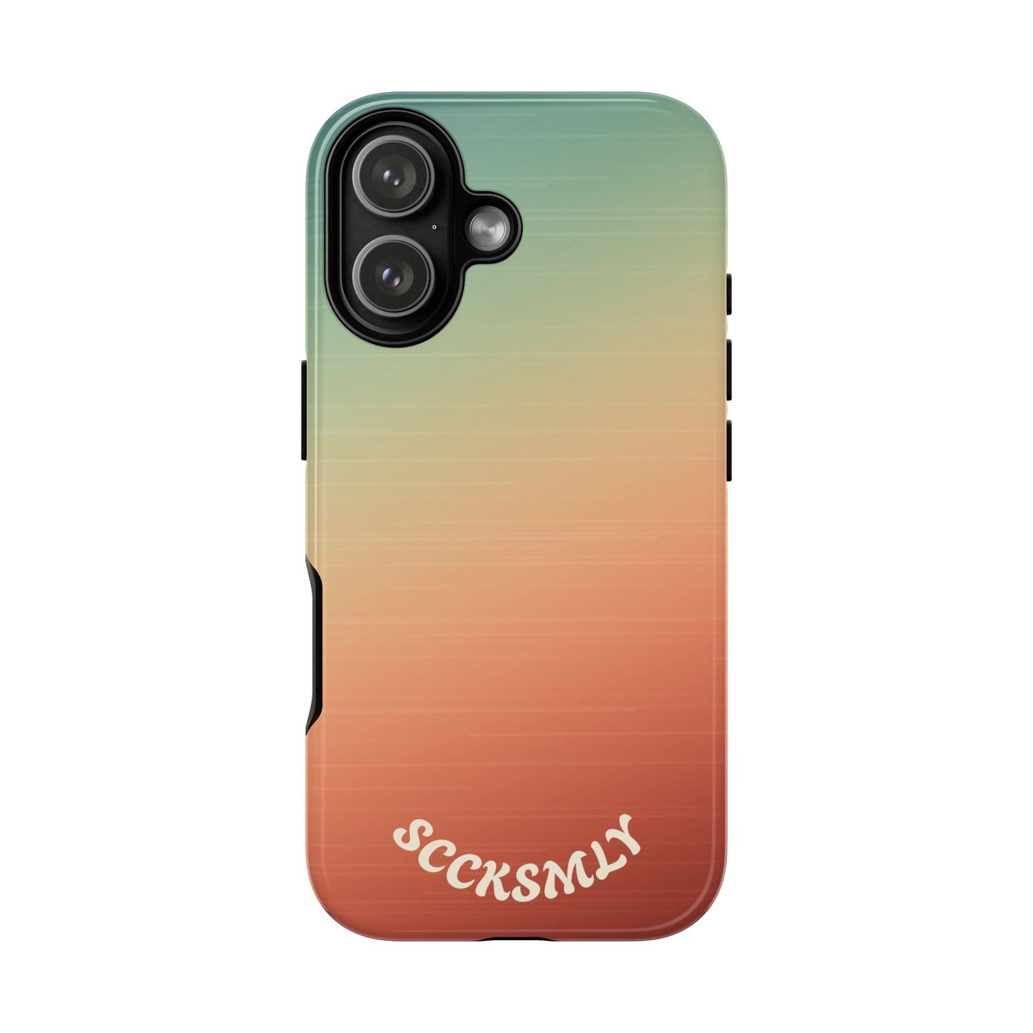 Warm Ombré Tough Phone Case for Apple
