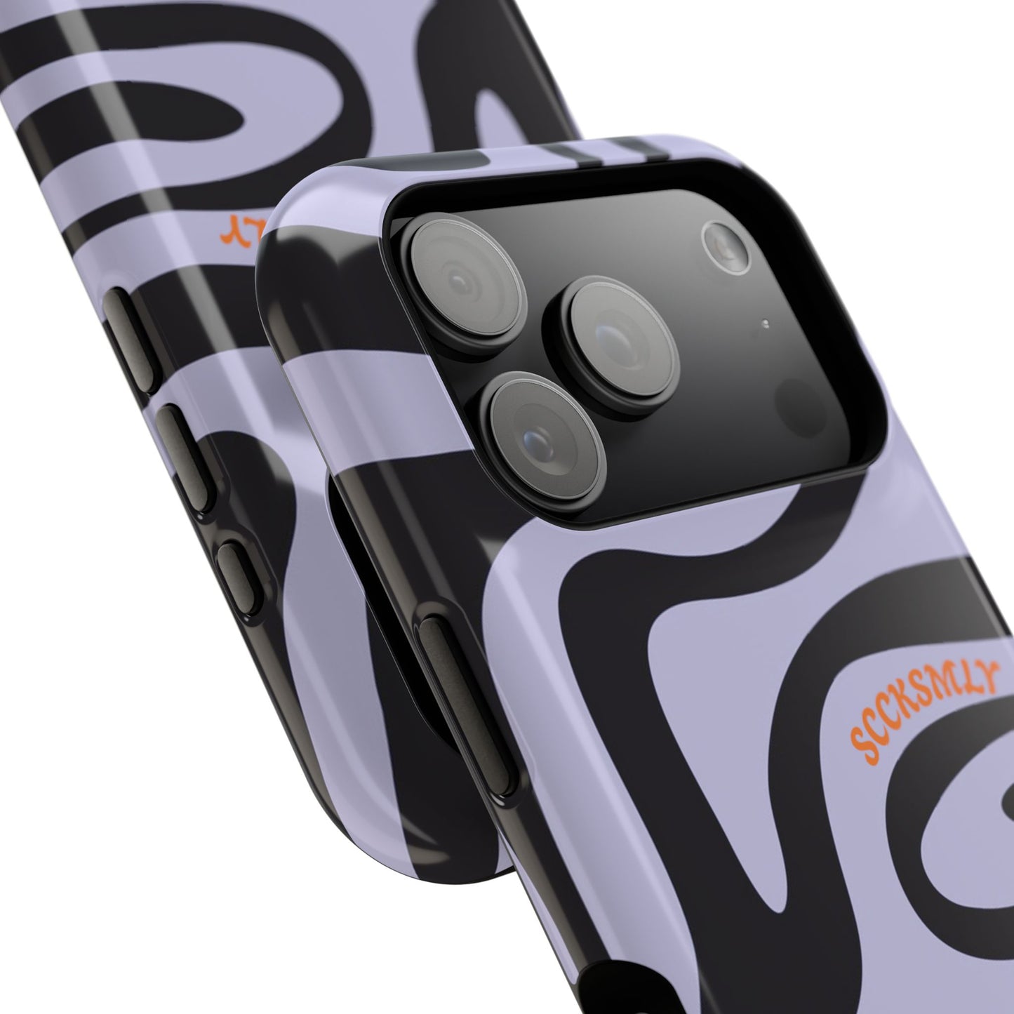 Purple Swirl Phone Case for Apple