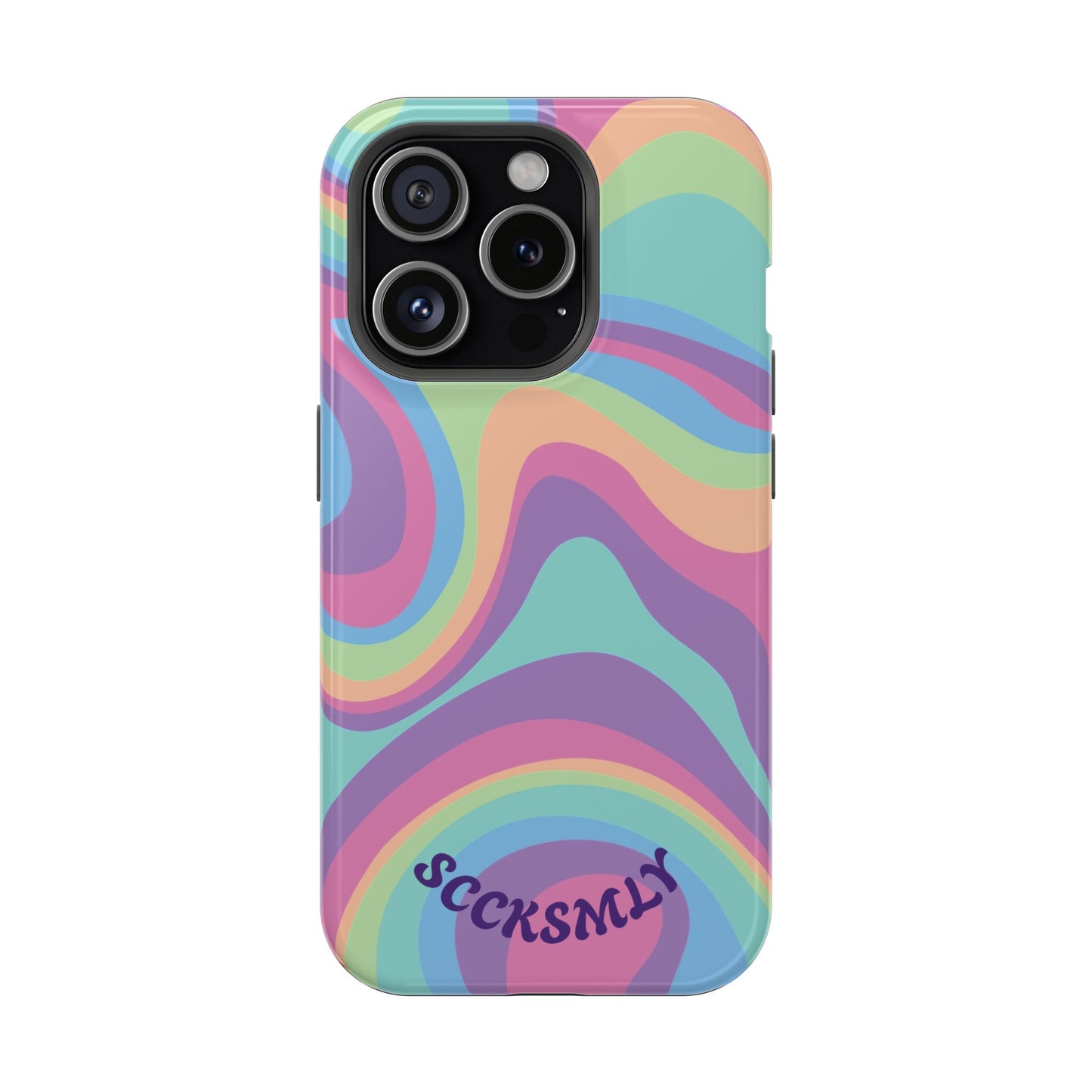 Pastel Swirl Phone Case for Apple