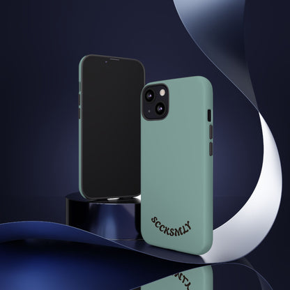 SOLID Fudge Mint Crunch Tough Phone Case for Apple